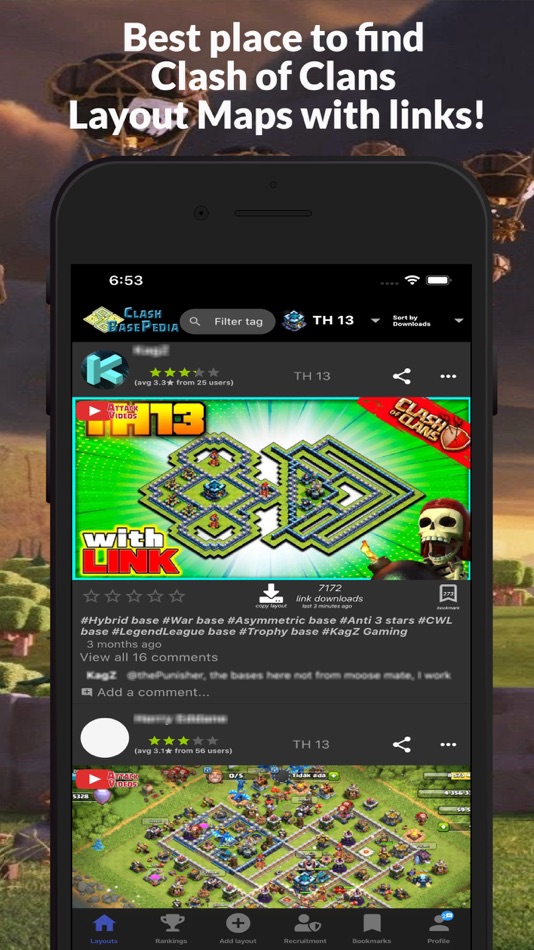 #2. BasePedia for Clash of Clans (iOS) 由: Andrei Chiritescu