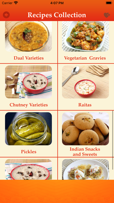 Indian Recipes Delicious Food Screenshot