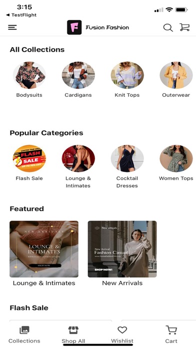 Fusion - Women's Clothing Screenshot