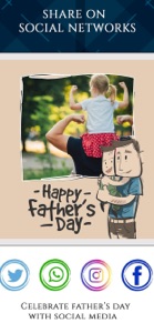 Father's Day Photo Frames card screenshot #3 for iPhone