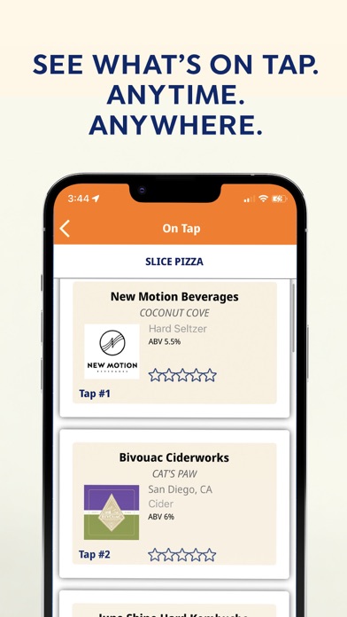 SelfPour App Screenshot
