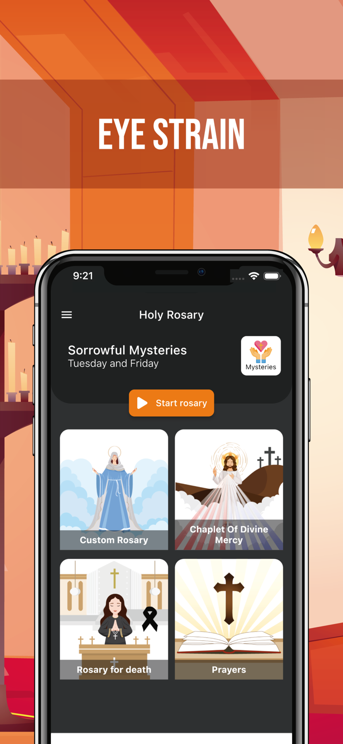 The Holy Rosary with voice