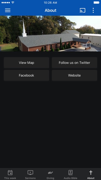 Carolina Baptist Screenshot