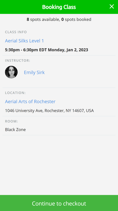 Aerial Arts of Rochester Screenshot