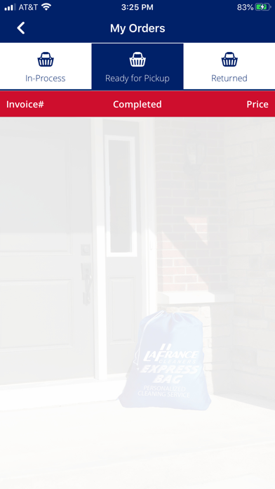 LaFrance Cleaners Screenshot