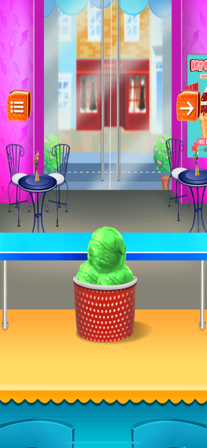 Street Ice Cream Shop