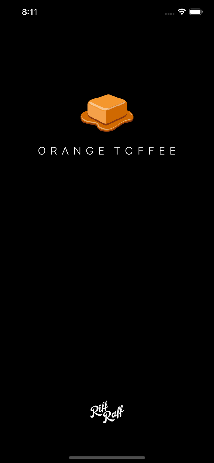 Orange Toffee
