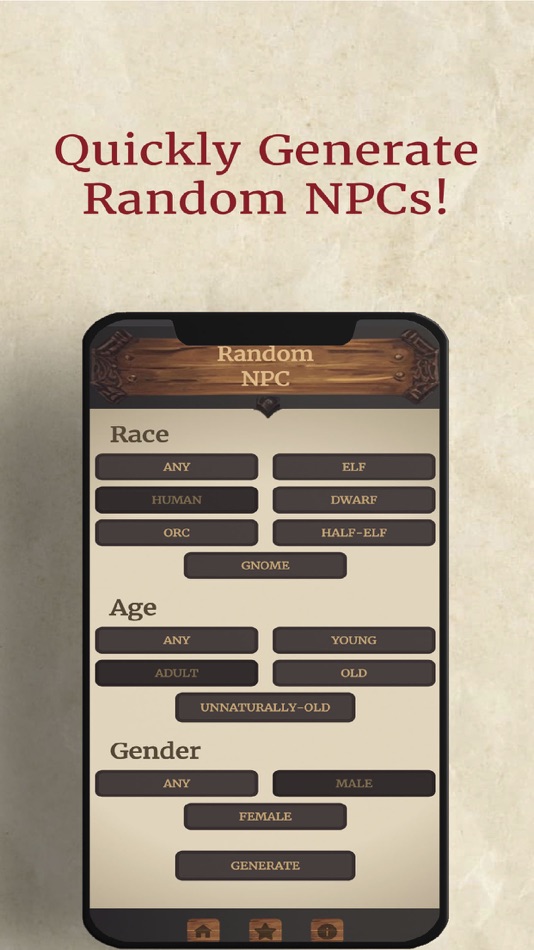 #1. Random RPG NPCs (iOS) 由: Mellow Golem Games