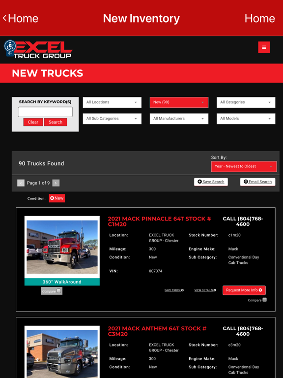 Screenshot #6 pour Excel Truck Group