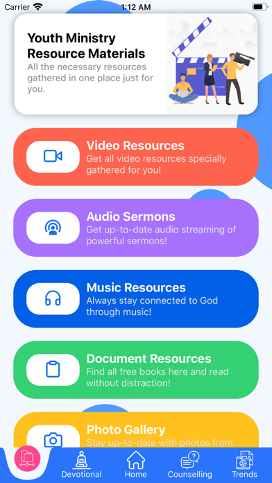 Pentecost Youth App Screenshot