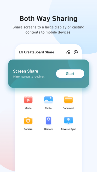 LG CreateBoard Share Screenshot