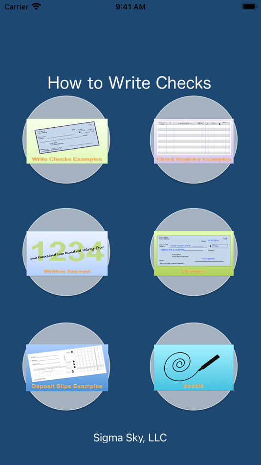 #1. write checks (iOS) 由: Sigma Sky, LLC