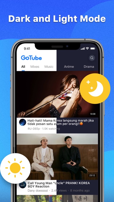 Gotube - Stream & Music player Screenshot