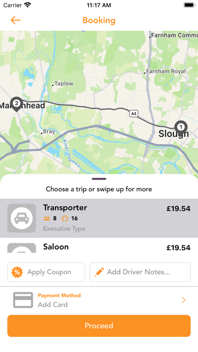 SAFE4U Ride Screenshot