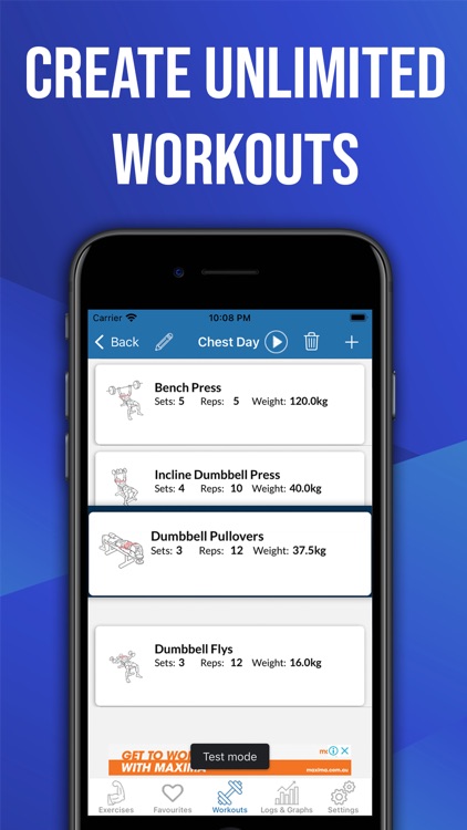 Gym Exercises & Workouts screenshot-3