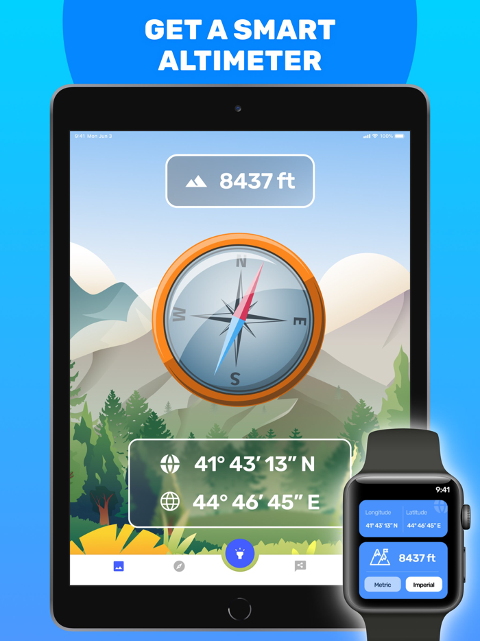 Altimeter  Compass and GPS