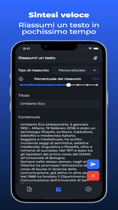 Summy - Summarize your texts! Screenshot