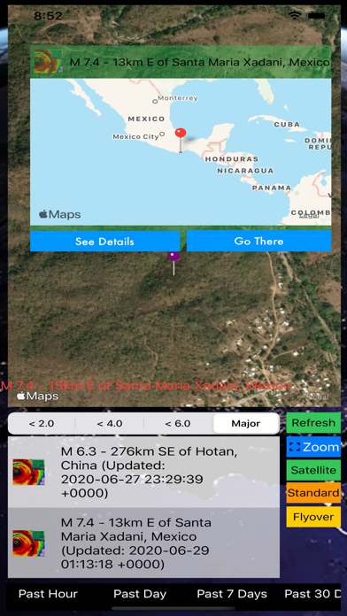 Instant USGS Earthquake Liteのおすすめ画像2