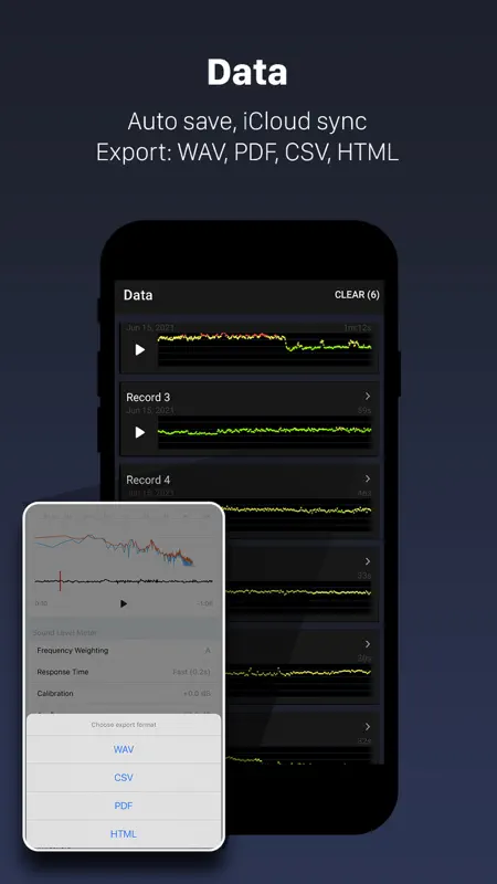 Decibel X:dB Sound Level Meter screenshot 4 of 8