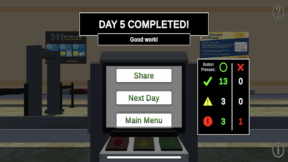 #9. Baggage Screening Challenge (iOS) Podle: Magnin & Associates