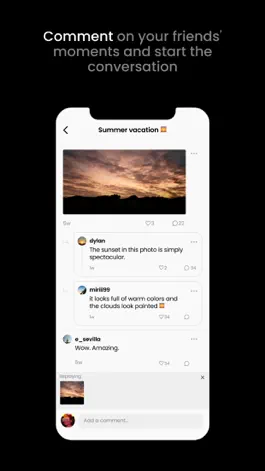 Game screenshot Moments: for friends & family apk