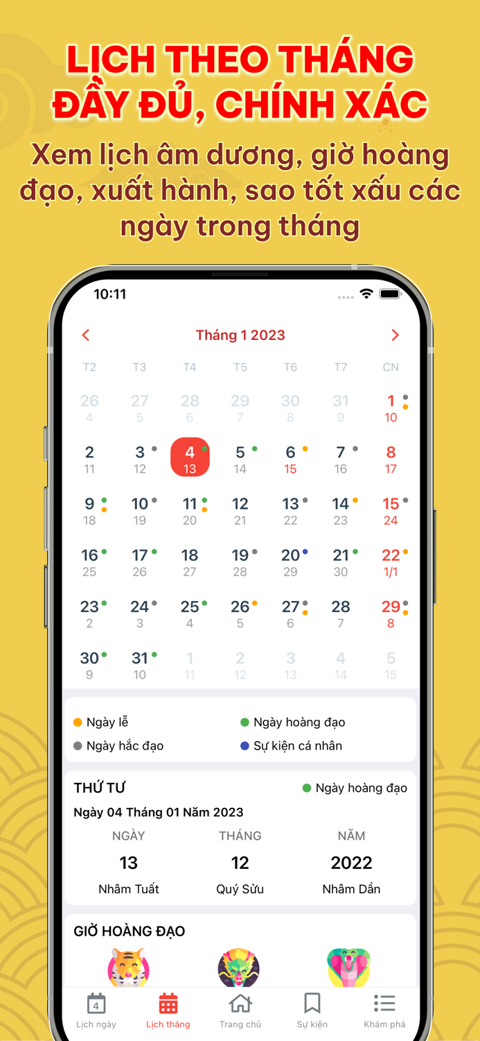 Lịch Vạn Niên and Lịch Âm 2023