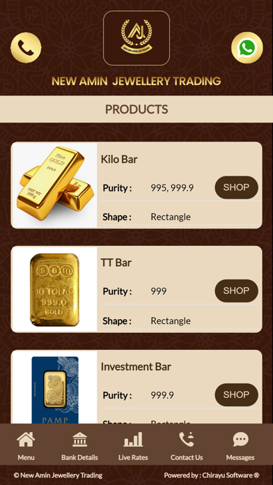 New Amin Jewellery Trading Screenshot