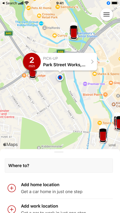 Regency Taxis Screenshot