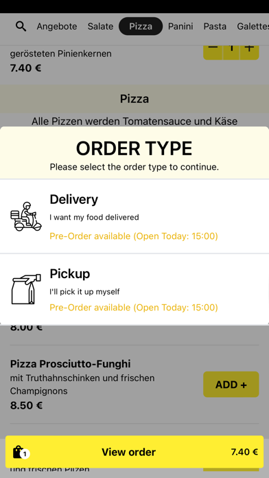 Pizzeria Piccolino Bremen Screenshot