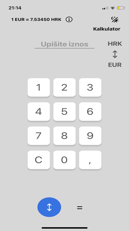 HReuro - kusur kalkulator