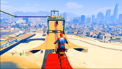 Superhero Moto Stunts Avengers Screenshot