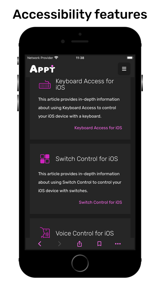 #2. Appt - App accessibility (iOS) 由: Stichting Appt