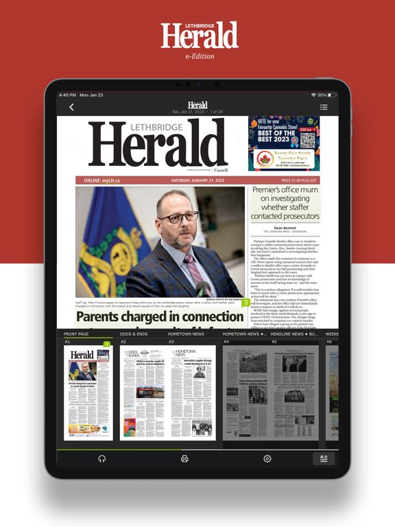 Screenshot #5 pour Lethbridge Herald e-Edition