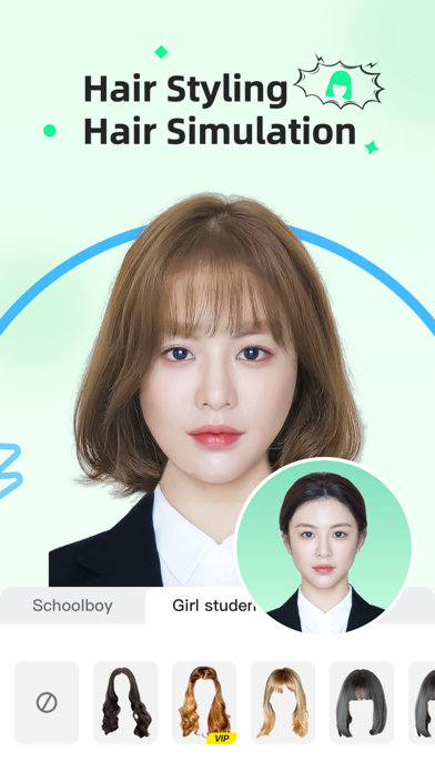 Cartoon Avatar: Hairstyle Make Screenshot