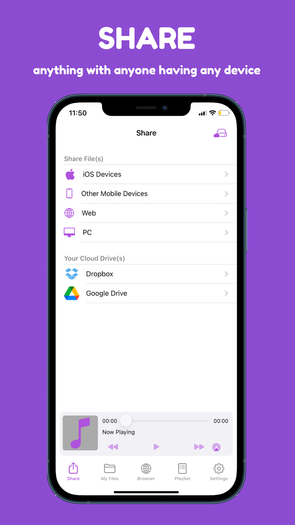 OneTap Share - Files Sharing