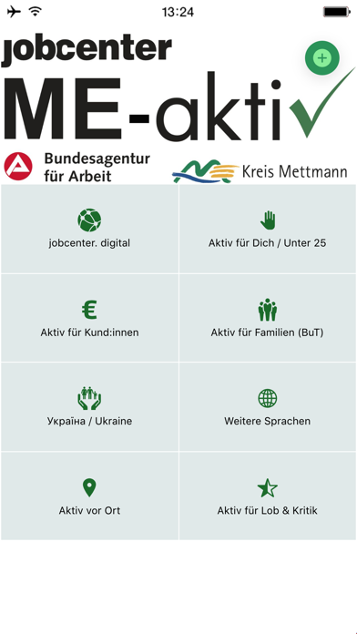 jobcenter ME-aktiv Screenshot