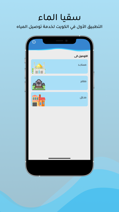 سقيا الماء iPhone screenshot 1 - Business app