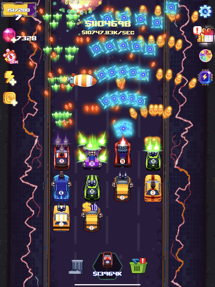 PixelCar Idle Defense