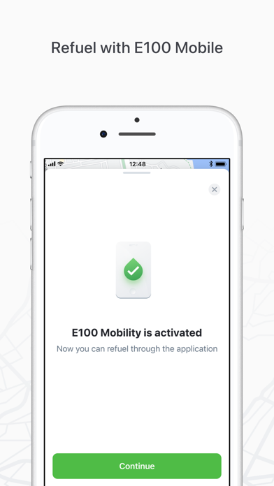 E100 mobile Screenshot