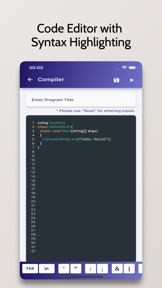 C# Compiler - Run .cs Code screenshot