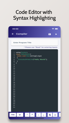 C# Compiler - Run .cs Code screenshot 3
