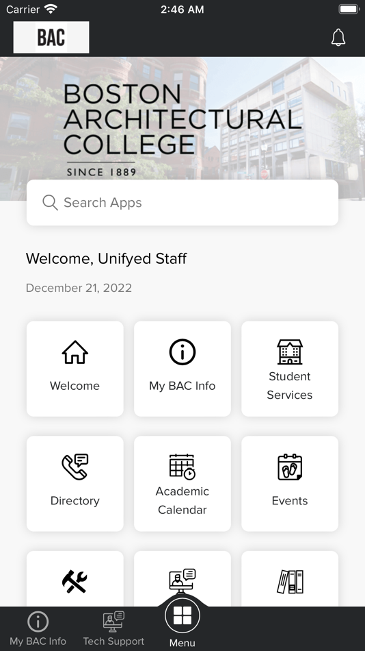 #3. BAC Portal (iOS) 由: THE BOSTON ARCHITECTURAL COLLEGE