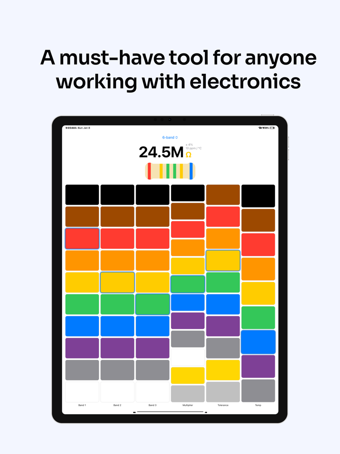 Resistor Color Band Calculator