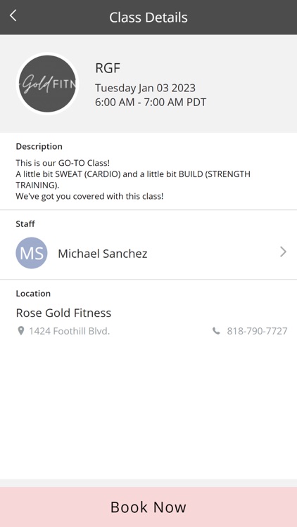 Rose Gold Fitness screenshot-3