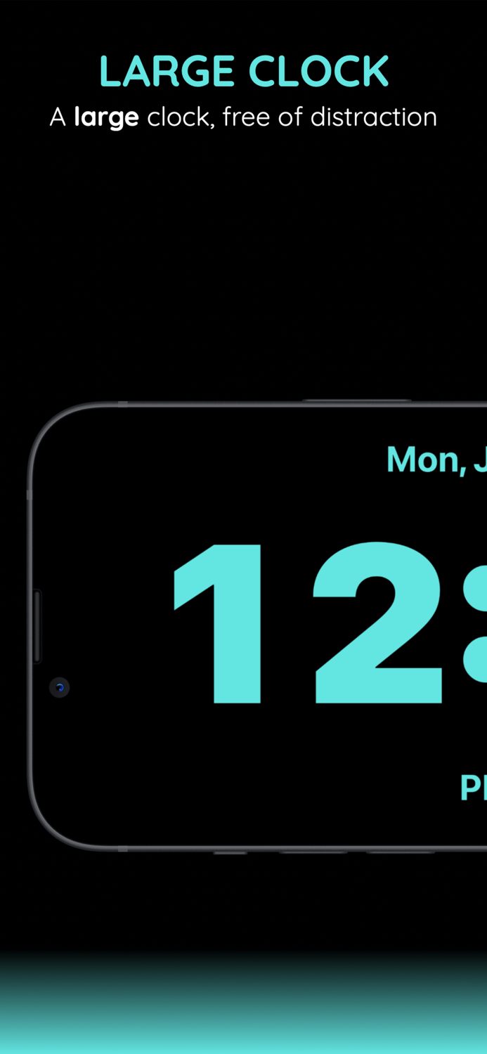 Bed Time  Large Clock