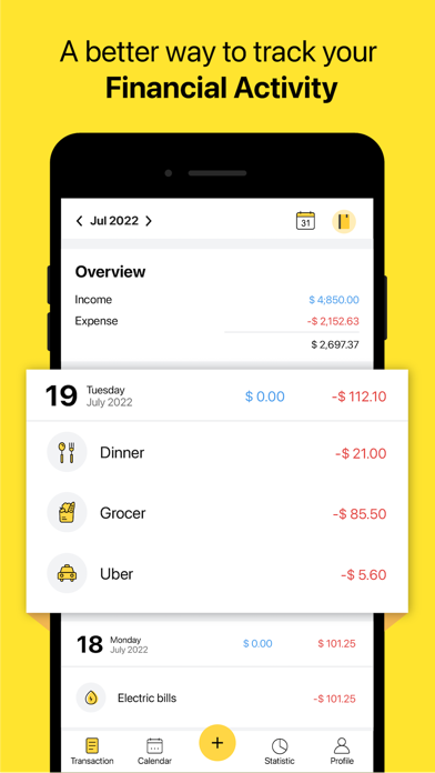 Money Ledgers: Expense Tracker Screenshot 1 - AppWisp.com Money Ledgers: Expense Tracker Screenshot 1 - AppWisp.com