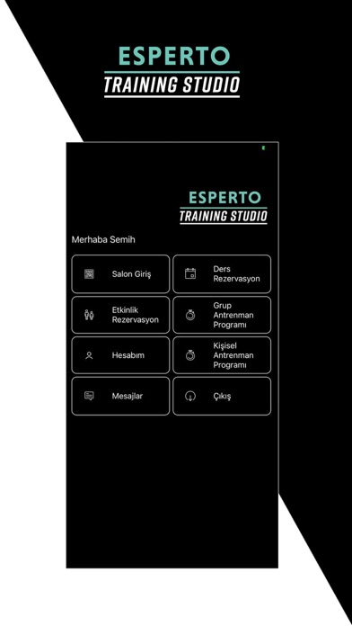 Esperto Training Screenshot