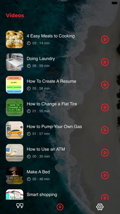 Life Skills App Screenshot