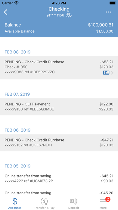 First Choice Financial FCU Screenshot