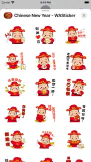 chinese new year - wasticker iphone screenshot 4